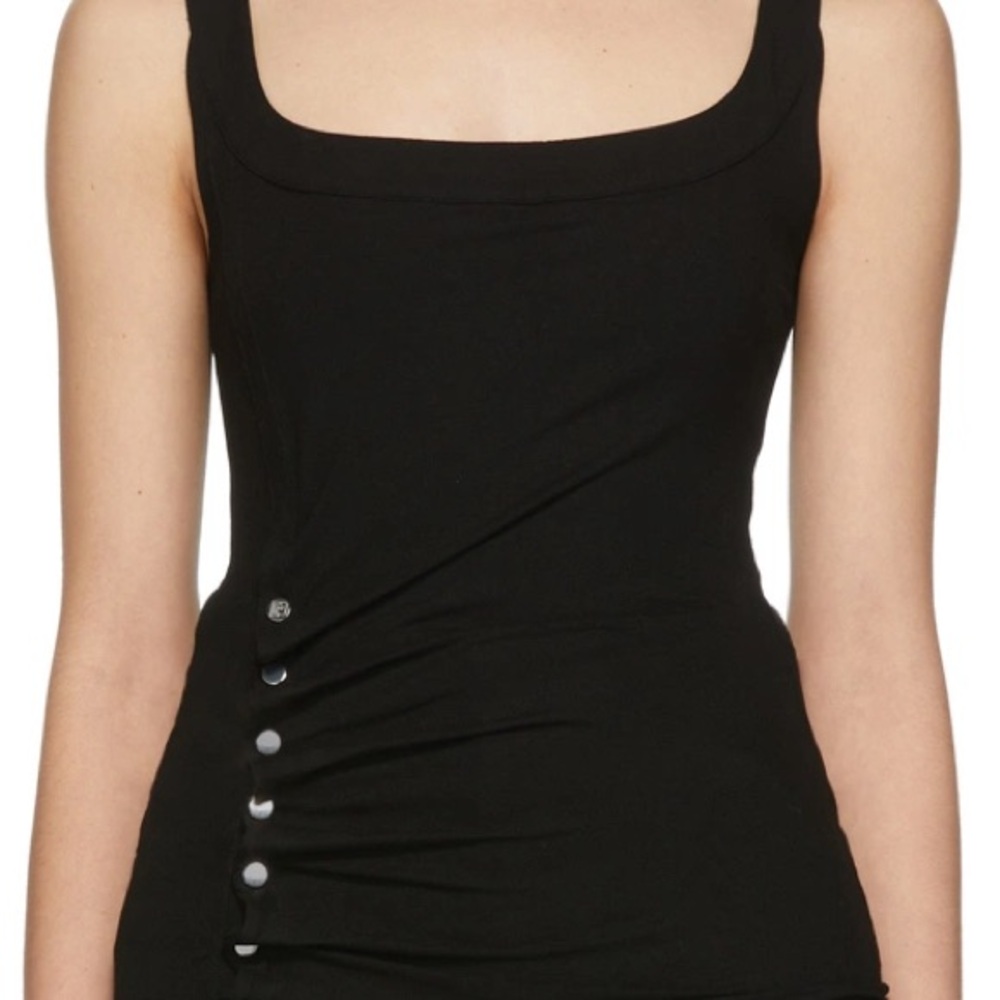 Paco Rabanne Black Tank Top Sleek and Stylish